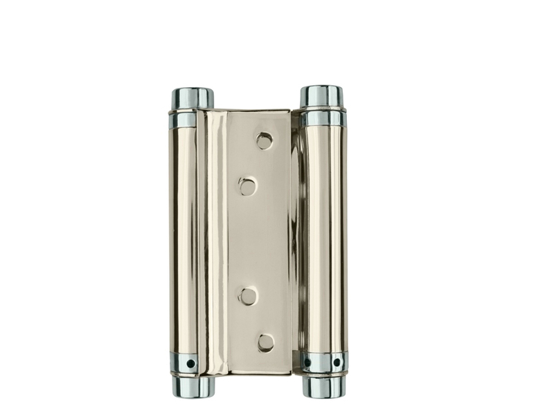 Петля пружинная двусторонняя DAS SS 201-4 100*70*1.5 CP Хром Сочи