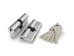 Цилиндровый механизм R300/60 mm-BL 25+10+25 CP хром 5 кл. БЛИСТЕР — купить в Сочи