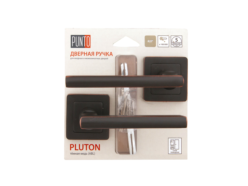 Ручка раздельная PLUTON QR/HD ABL-28 темная медь Сочи