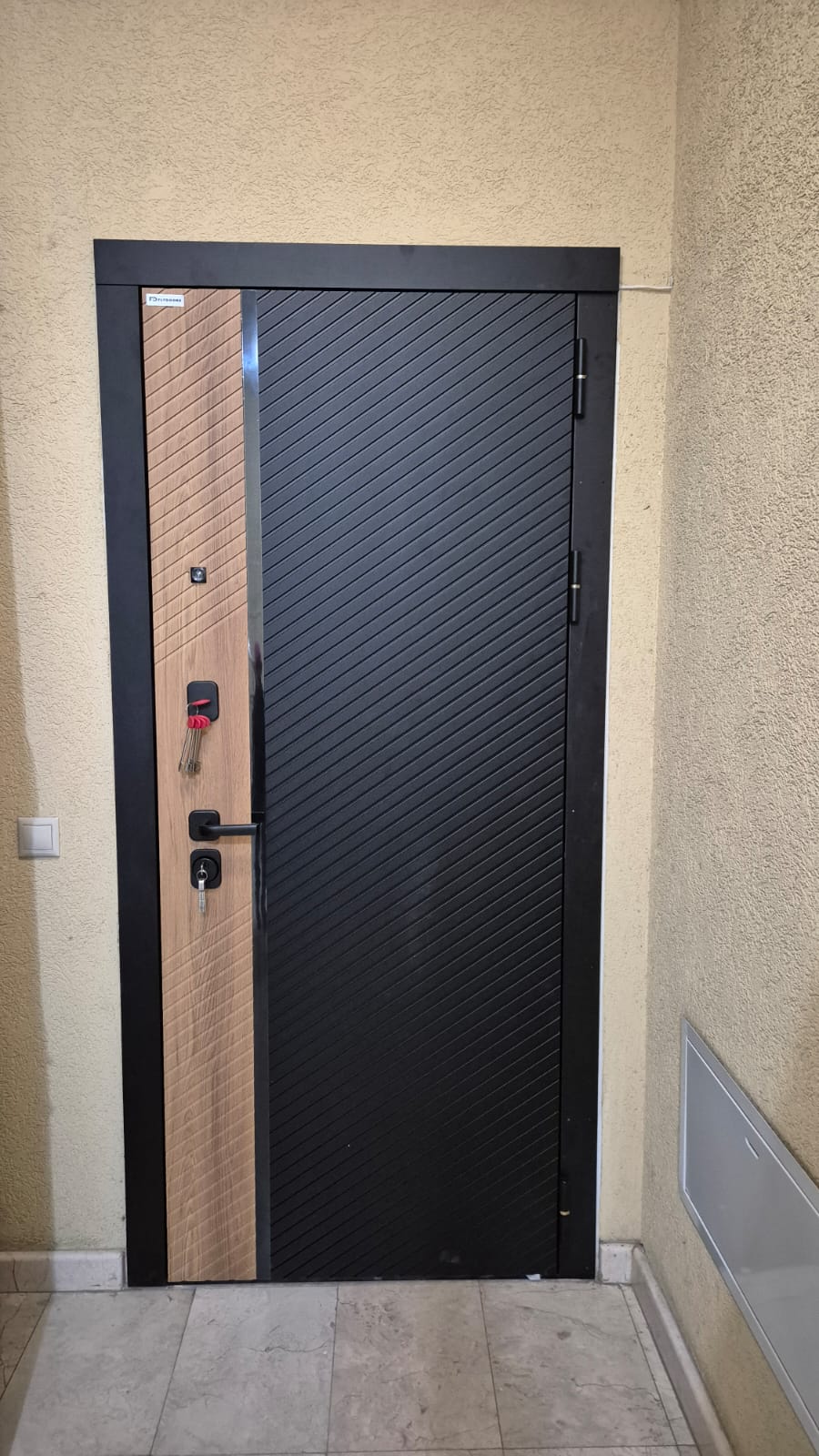 Дверь 3к Дилайн Блэк FlyDoors