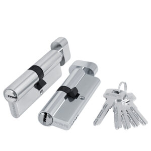 Цилиндровый механизм (200 ZM/120) 2000ZMKnob120(55+10+55) CP хром 5Key с вертушкой — купить в Сочи