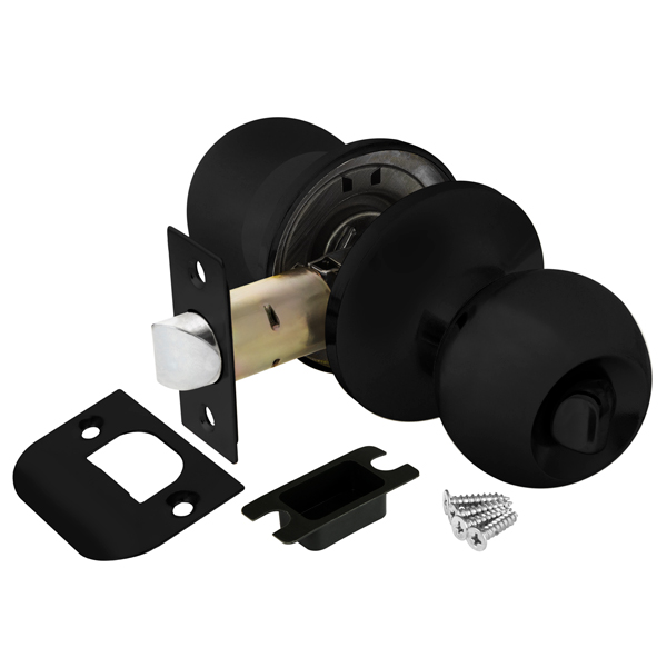 Ручка защелка DK682 BL-BK (6082 BL-B) (фик.) черный в Сочи