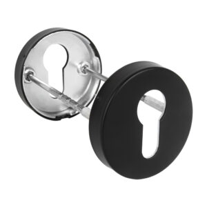Накладка под цилиндр ET.R.DSS201-02 (DSS-02-ET) (INOX 201) BLACK — купить в Сочи