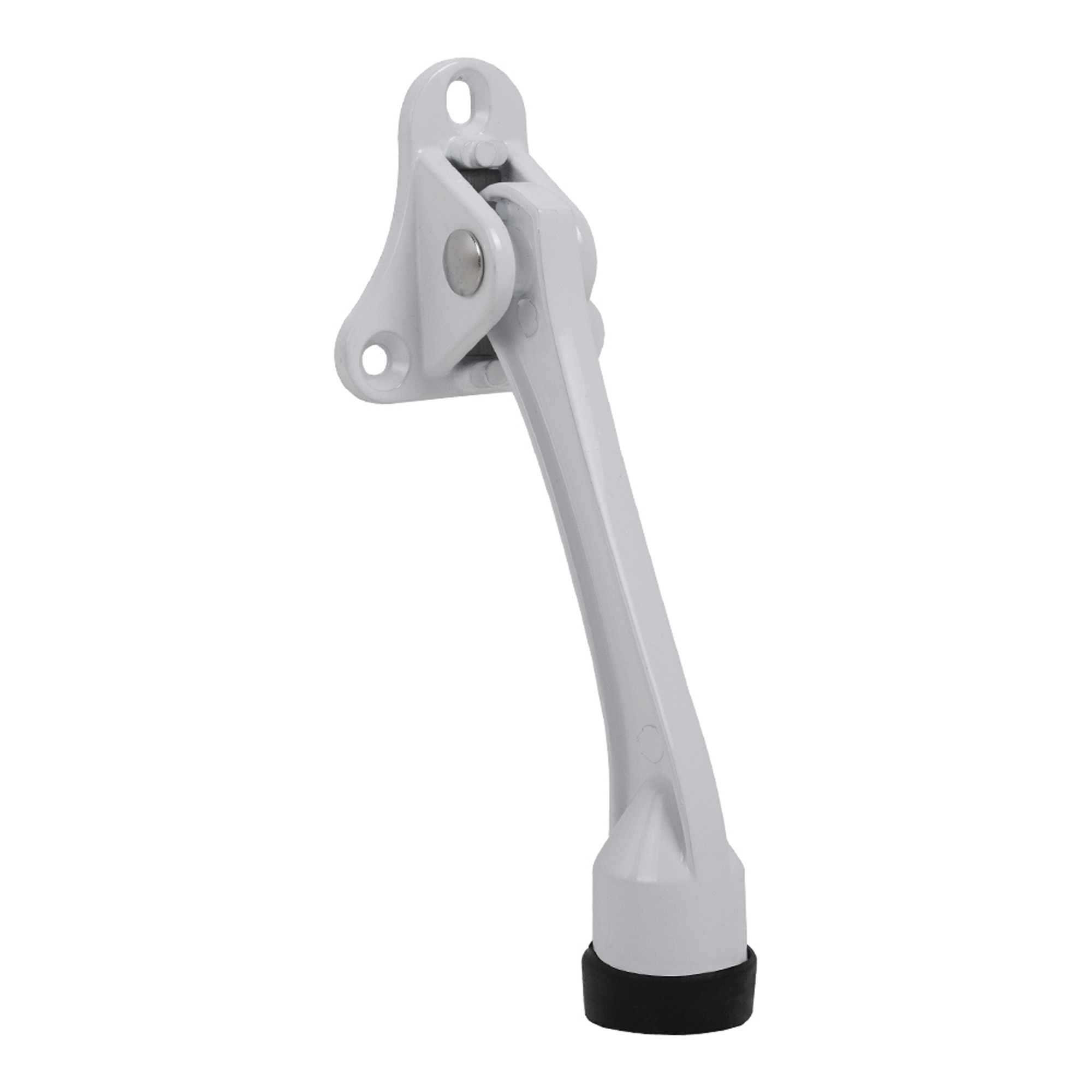 Упор дверной напольный STOPPER-100 WH (белый) козья ножка в Сочи