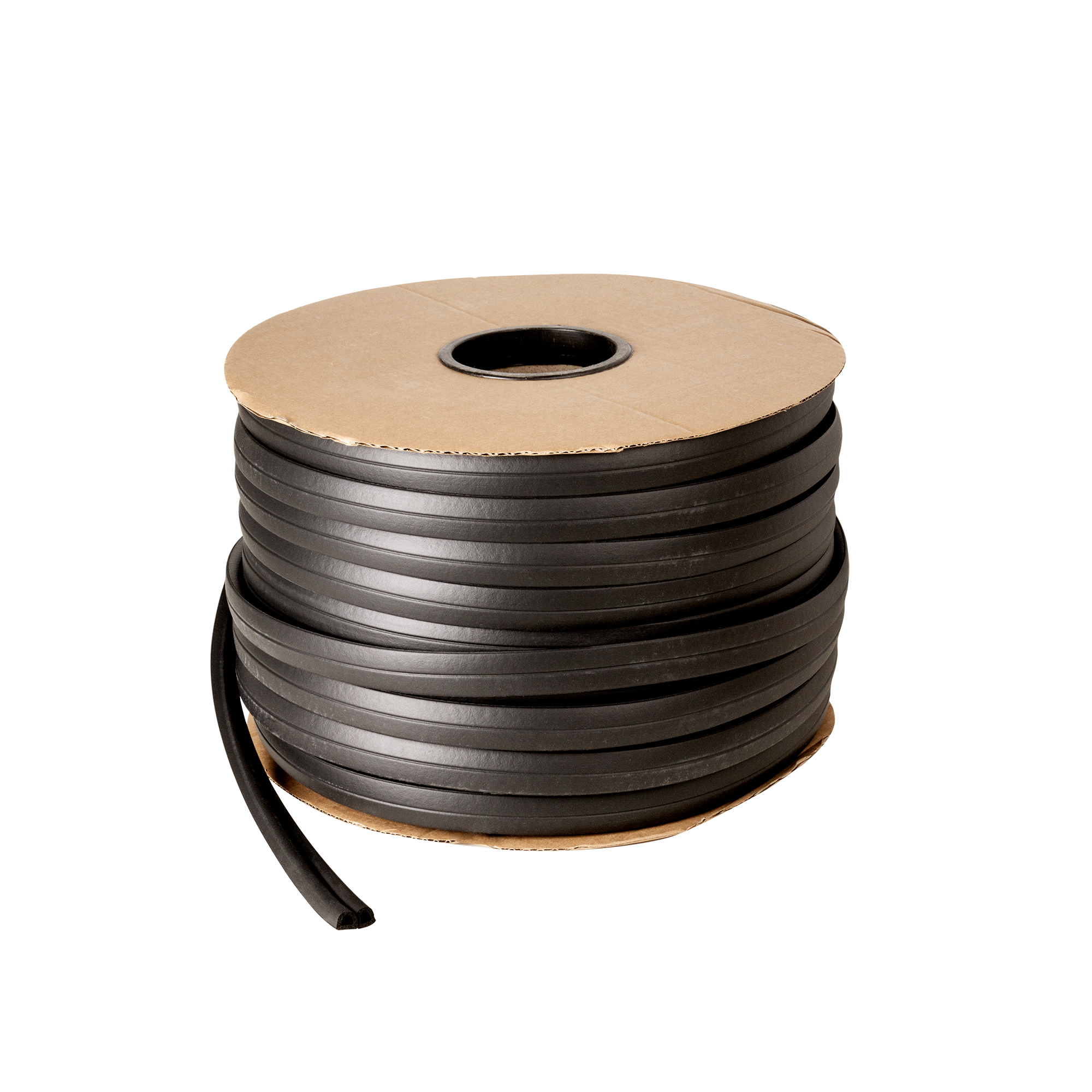 Уплотнитель без клеевой основы WADH/D-14,2x12,7mm (127), BLACK черный 120 m — фото 3