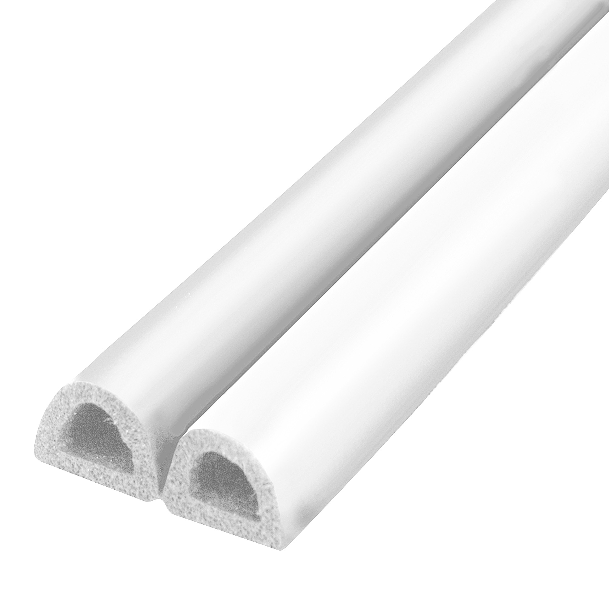 Уплотнитель самоклеящийся ADH/D-12x10mm, WHITE белый 150m в Сочи