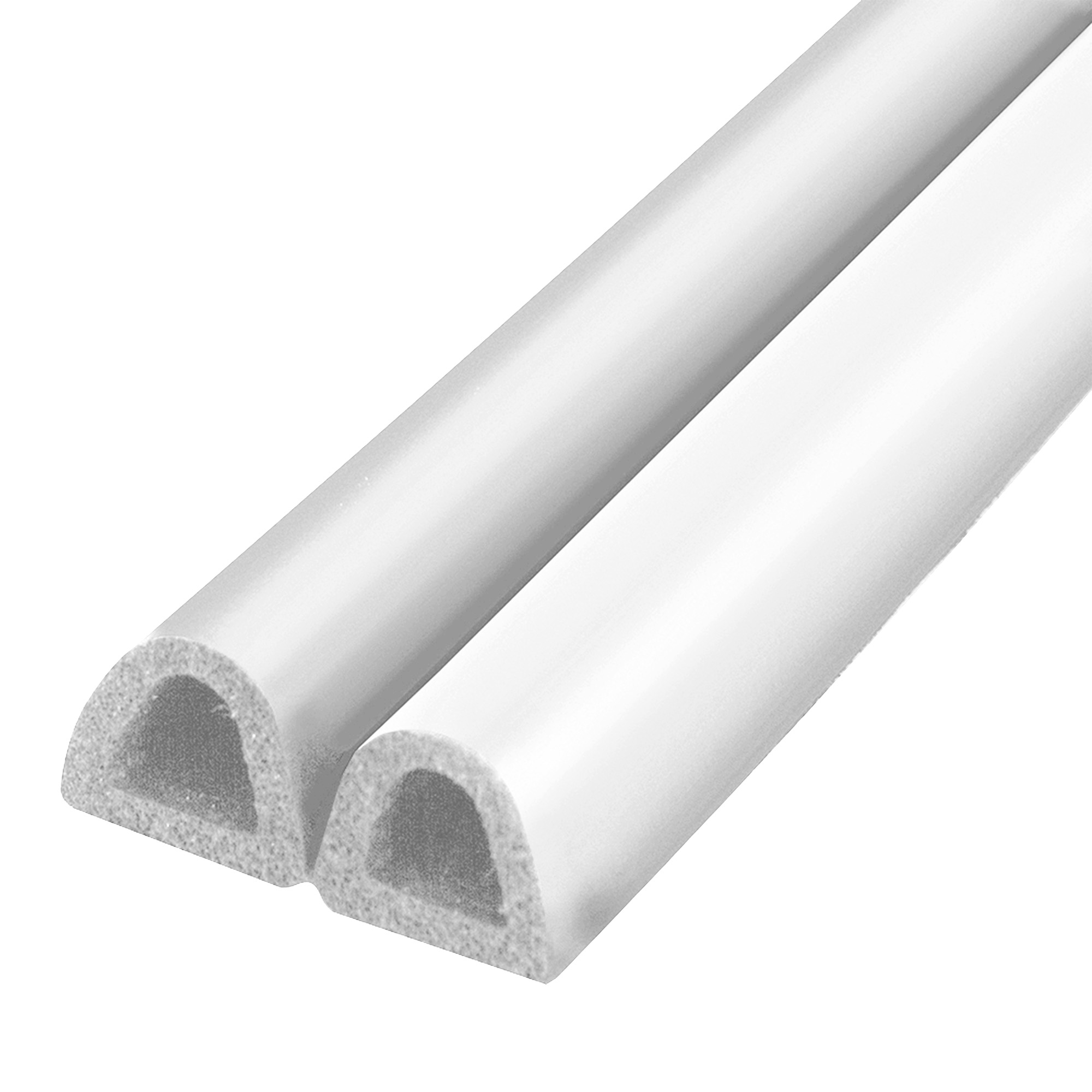 Уплотнитель самоклеящийся ADH/D-14x12mm, WHITE белый 120m в Сочи