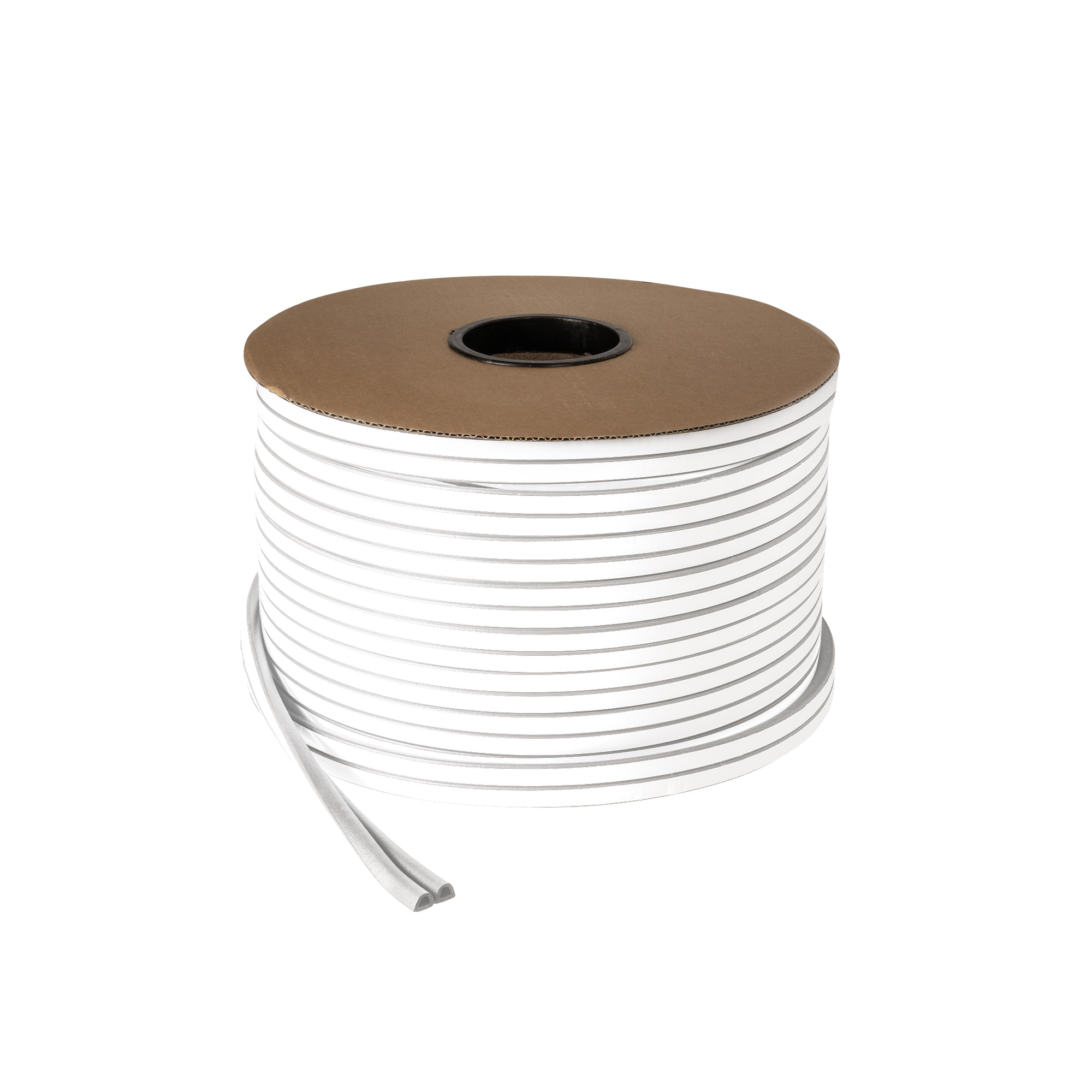 Уплотнитель самоклеящийся ADH/D-9x7,5mm, WHITE белый 100m — фото 3