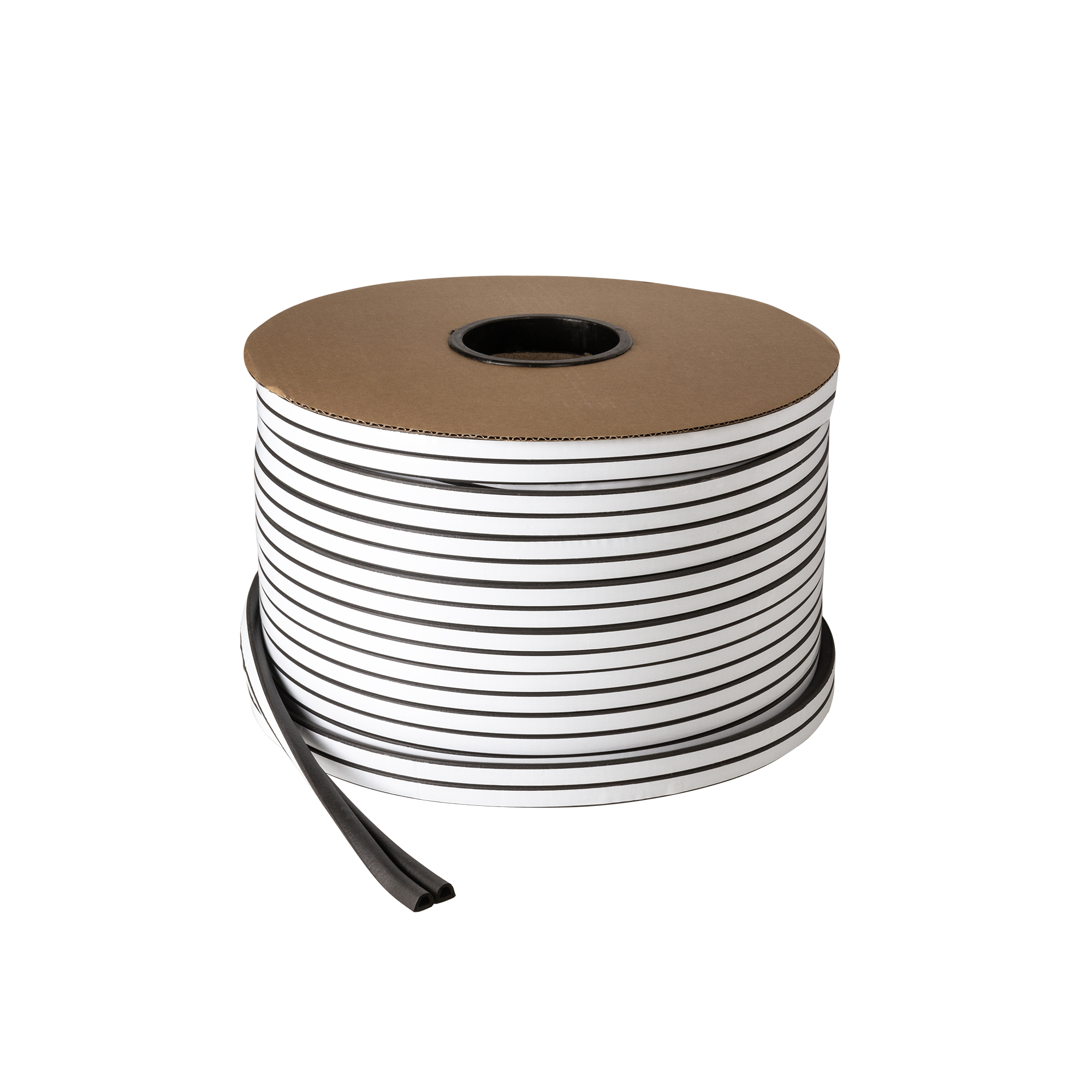 Уплотнитель самоклеящийся ADH/D-14,2x12,7mm, BLACK черный 120 m — фото 3