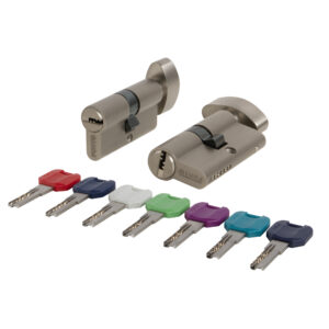Цилиндровый механизм MaxPro7002Knob60mm(25+10+25) SN никель 7key с вертушкой — купить в Сочи