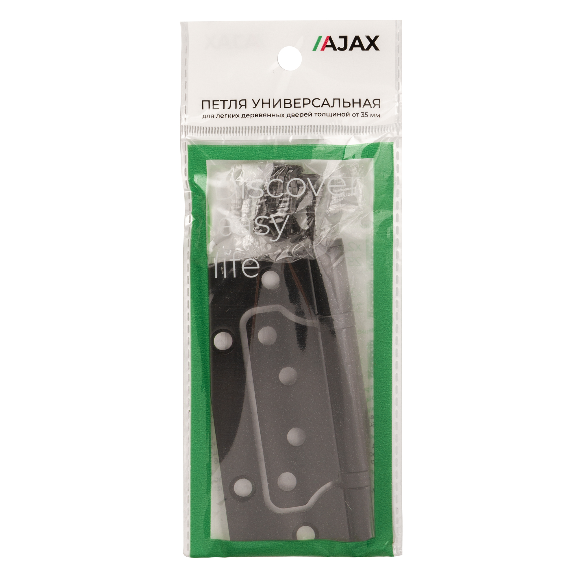 Петля универсальная без врезки IN4000W GR (100/P-2B 100x2,3) графит — фото 3