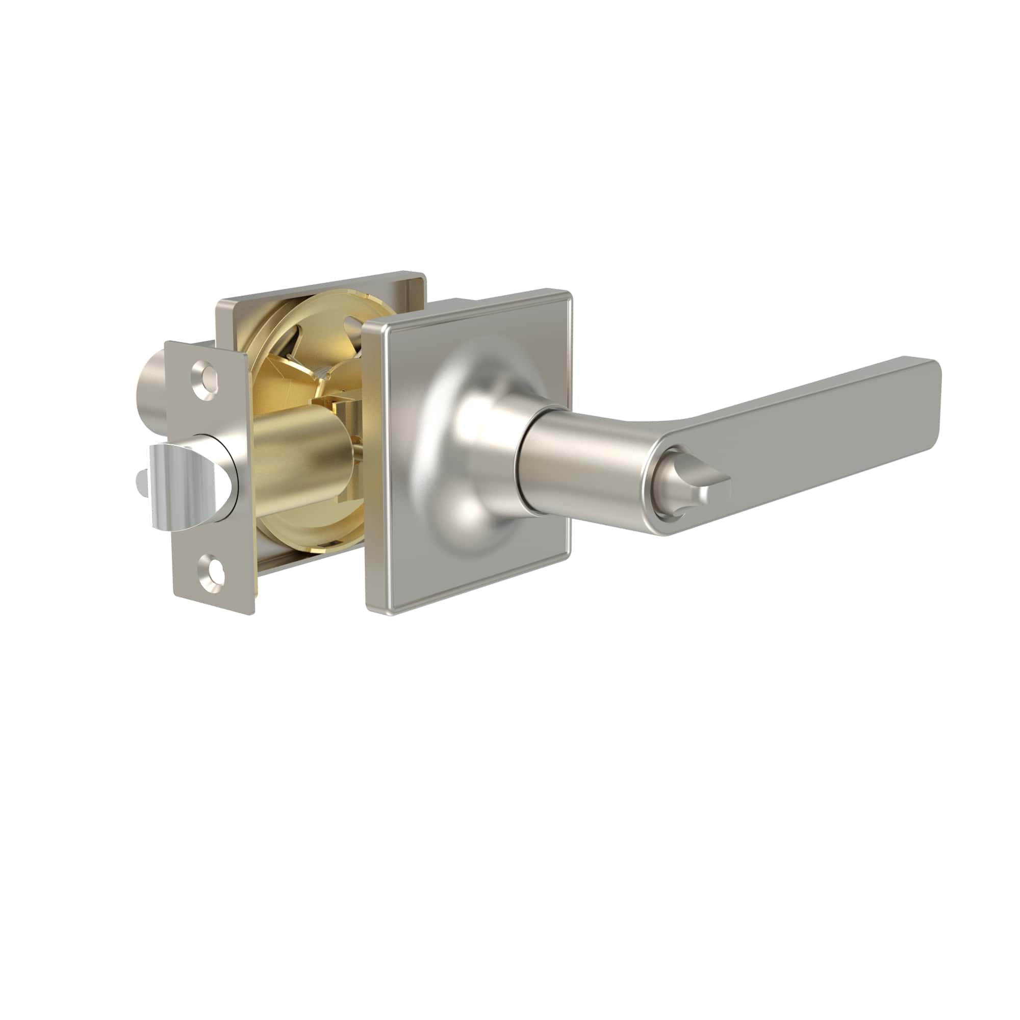 Ручка защелка DK710/BL SN-BK (фик.) никель в Сочи