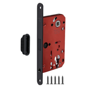 Корпус врезного замка MAGNM85C-50/BL INOX BL-24 черный (блистер) — купить в Сочи