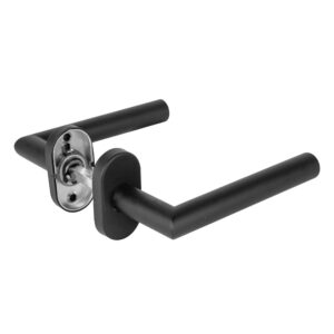 Ручка раздельная R.DSS201-0204P/19 (DSS-0204P/19) INOX 201 BLACK (овальное основание) — купить в Сочи