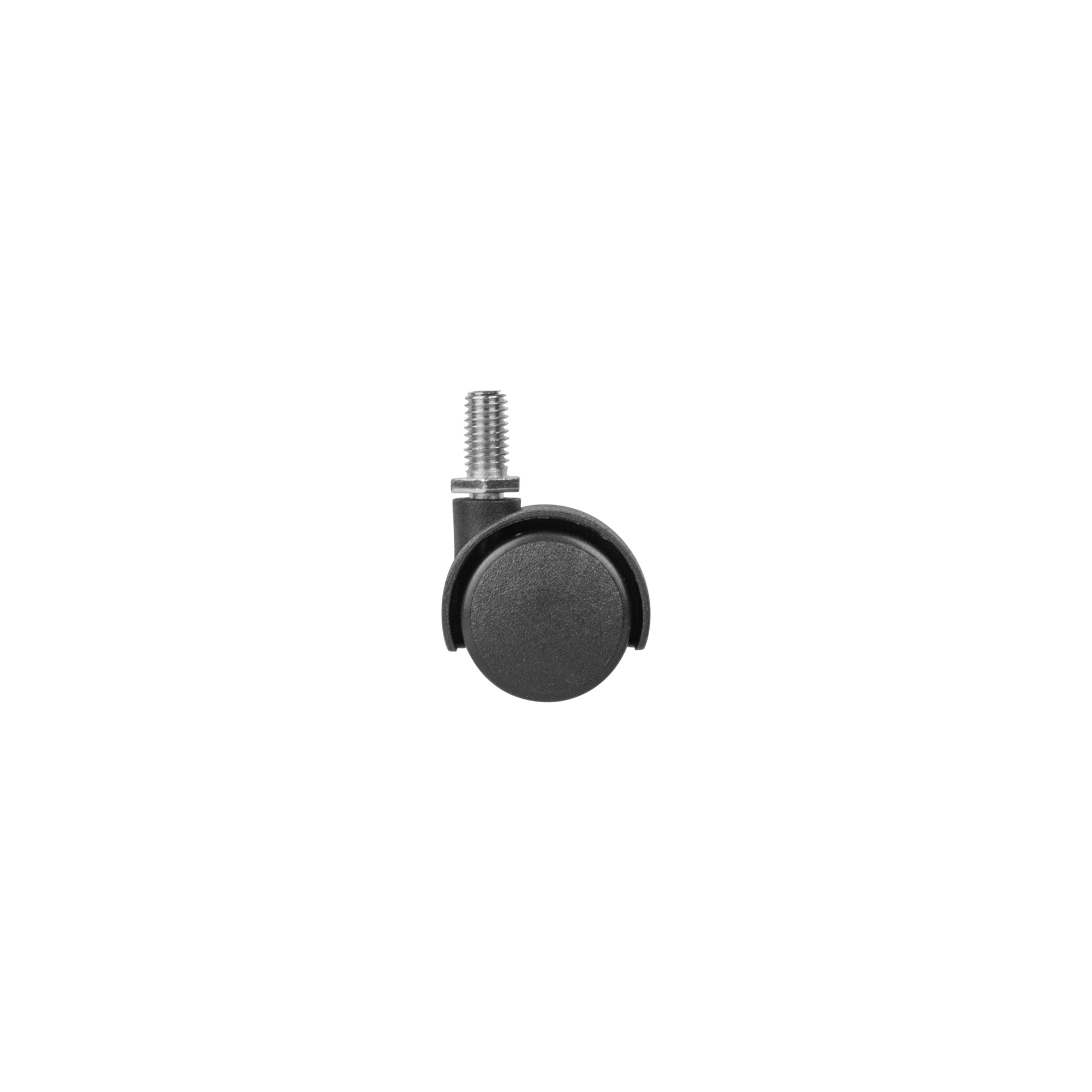 Опора двухколесная WL/P-30-2P/30 kg пластик, с винтом М8