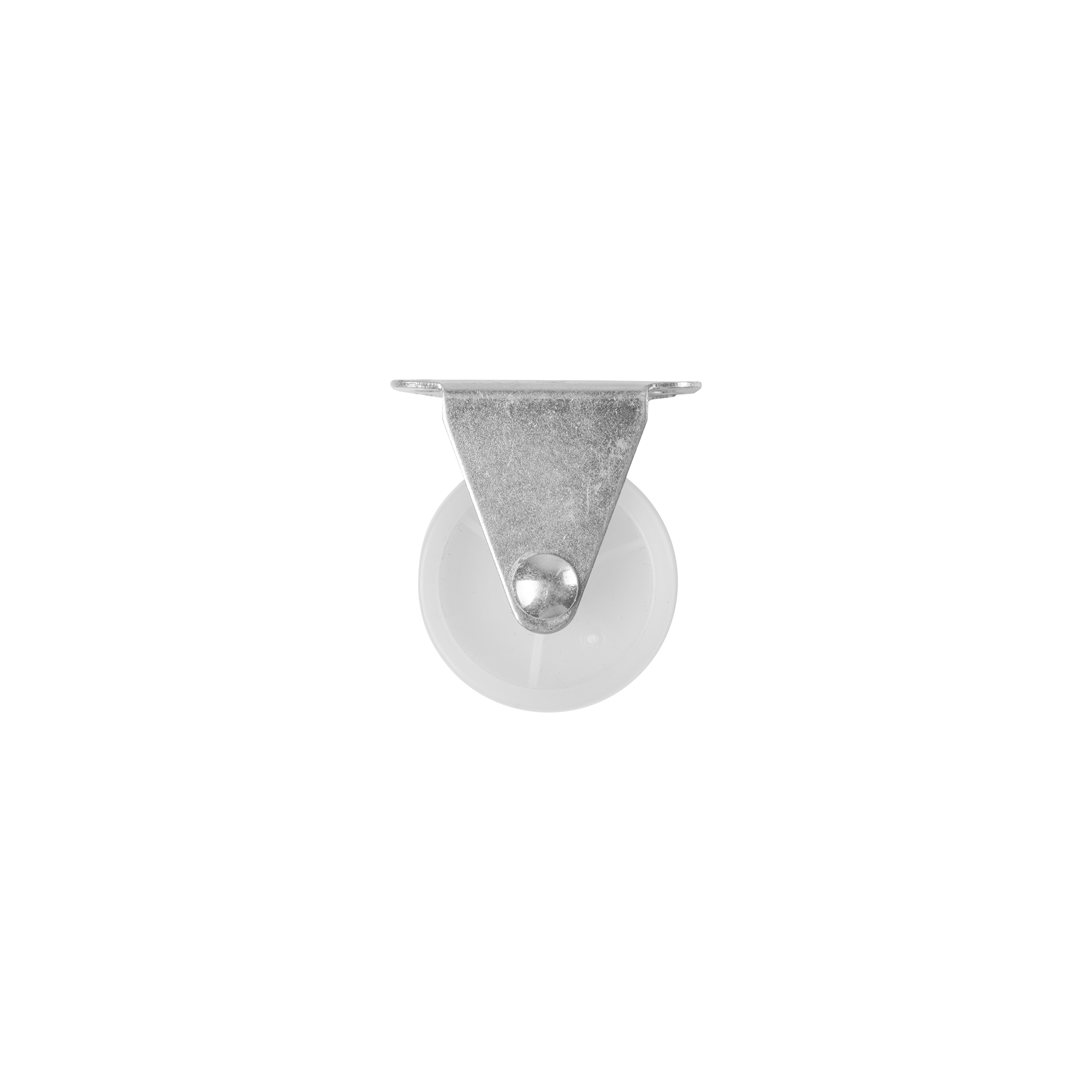 Опора колесная прямоходная WL/R-40P/50 kg WH пластик белый