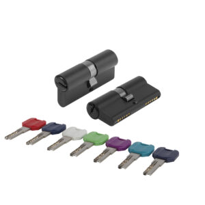 Цилиндровый механизм MaxPro7000Key60mm(25+10+25) BL черный 7key — купить в Сочи