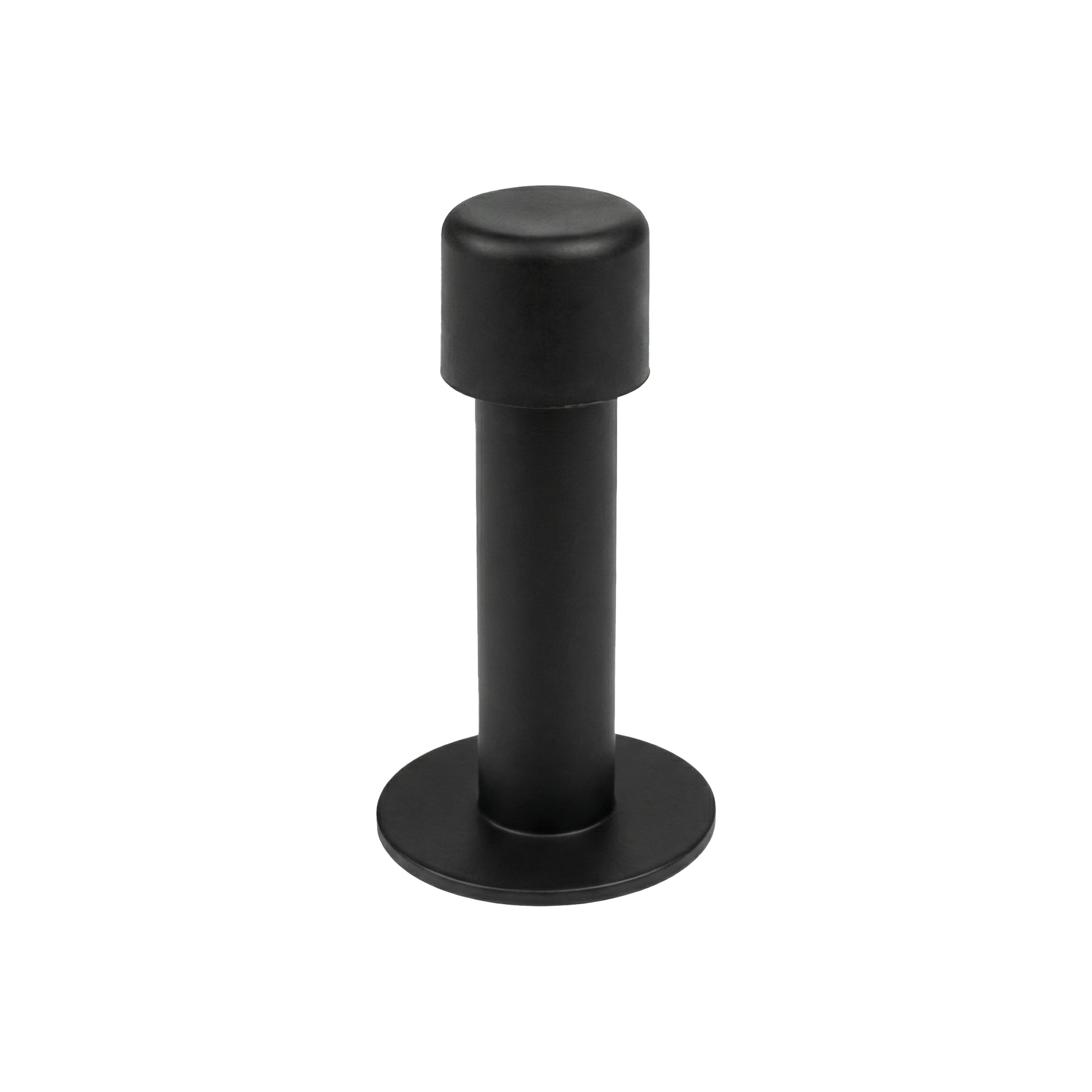 Упор дверной настенный DFIX/W85 INOX BL-24 черный в Сочи