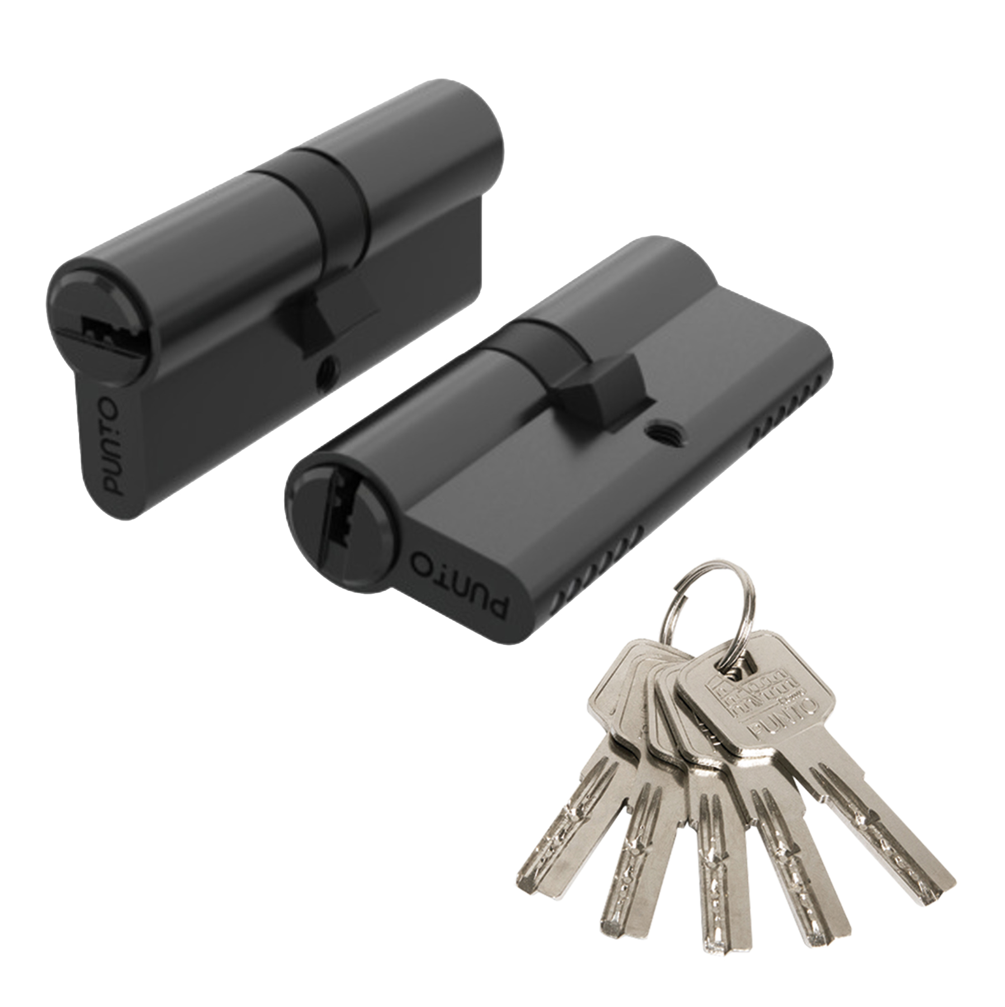 Цилиндровый механизм Z3000Key100(45+10+45) BL черный в Сочи
