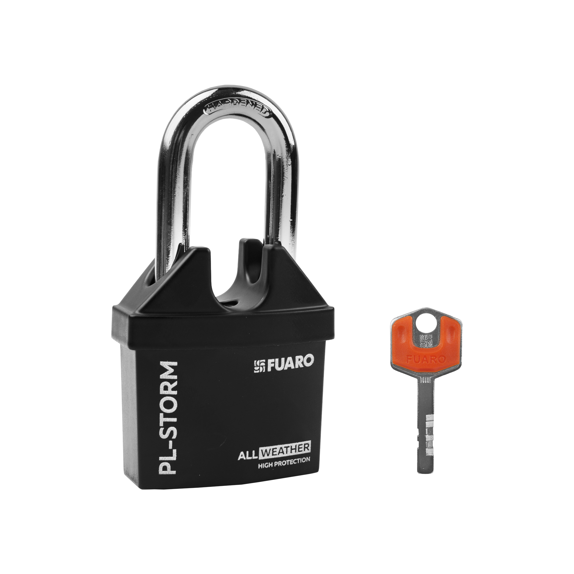 Замок навесной PL-STORM-3660 LS 4 key (дисковый ключ) с удлиненной дужкой в Сочи