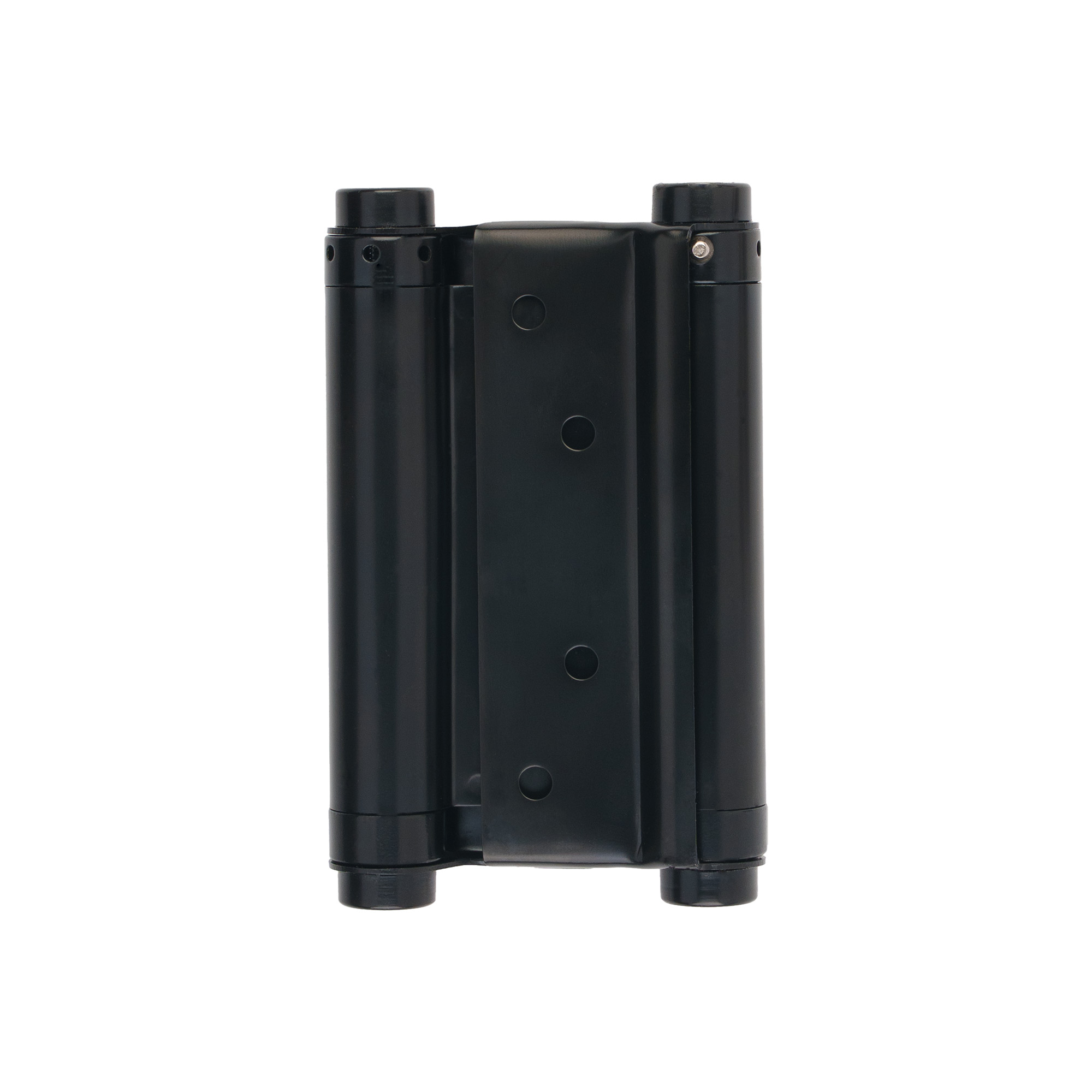 Пружинная двусторонняя (барная) петля DSH5 (125х86х1,5) INOX 201 BL черный (блистер) в Сочи