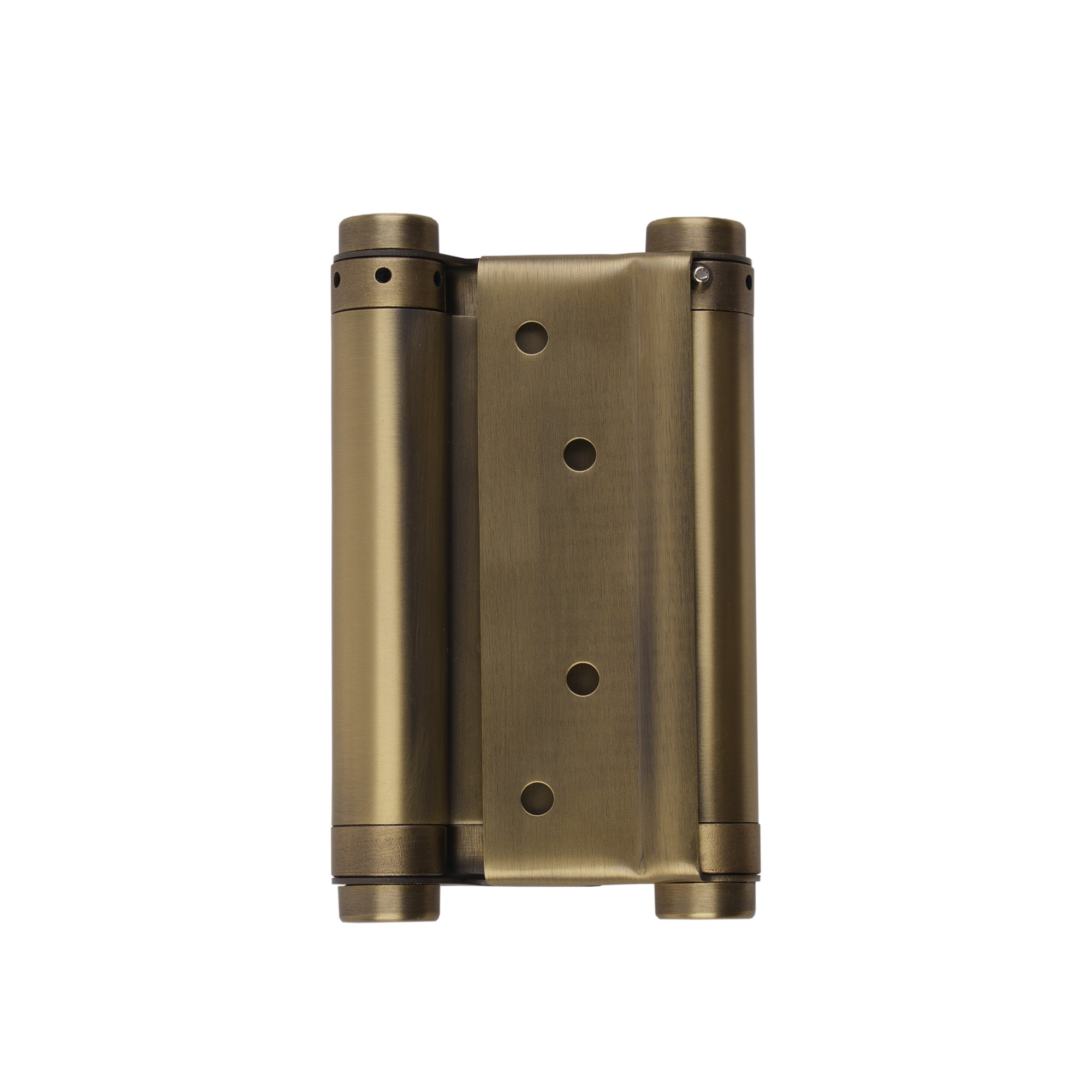 Пружинная двусторонняя (барная) петля DSH5 (125х86х1,5) INOX 201 AB бронза (блистер) в Сочи