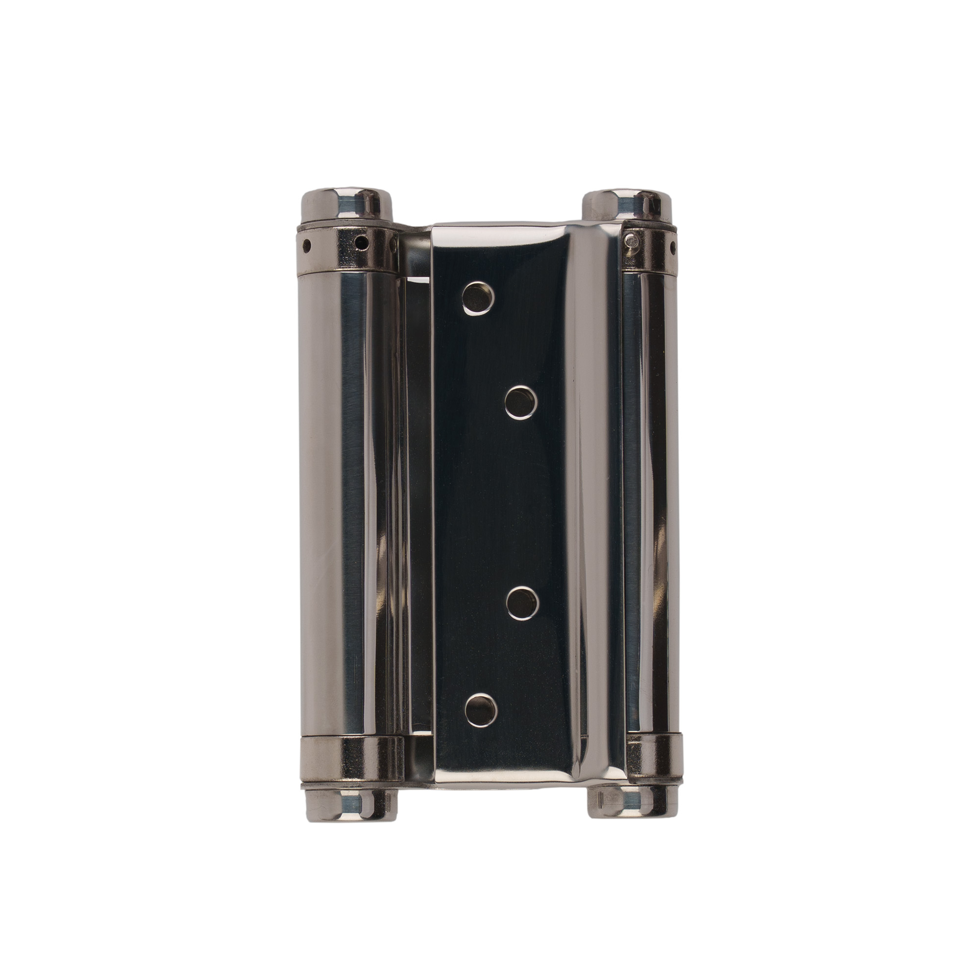 Пружинная двусторонняя (барная) петля DSH5 (125х86х1,5) INOX 201 CP хром (блистер) в Сочи
