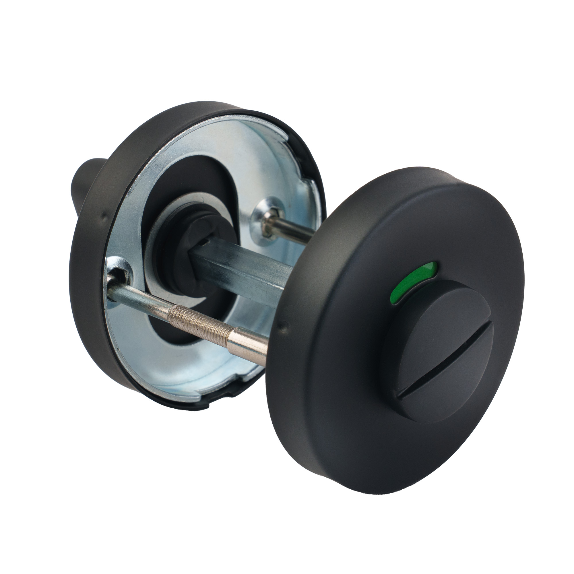 Ручка поворотная BK6.R.DSS201-02 INOX 201 BLACK (с индикатором) — фото 3
