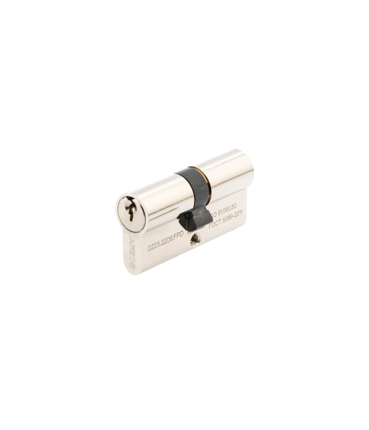 Цилиндр APECS ключ-ключ SC- 60 (25*10*25) NI Хром/Никель