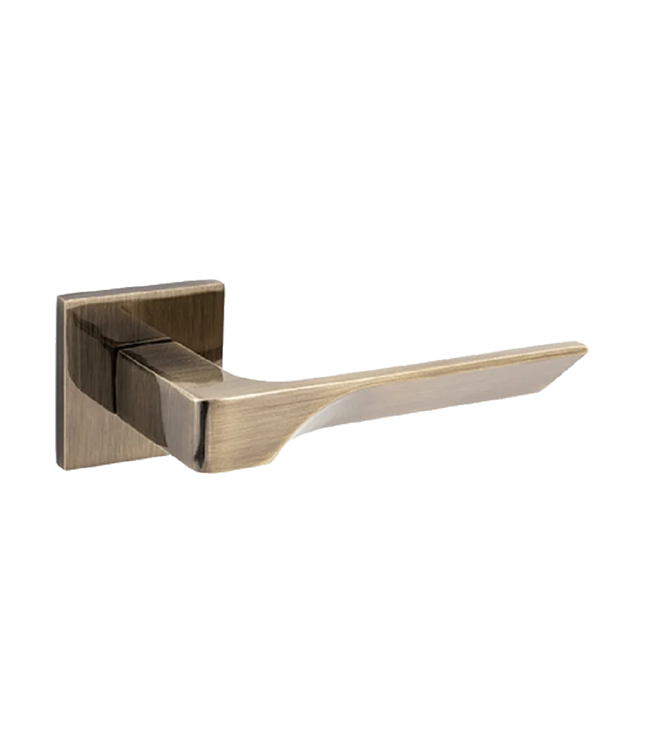 Ручка дверная Code Deco на квадратном основании H-30122-A-AB бронза