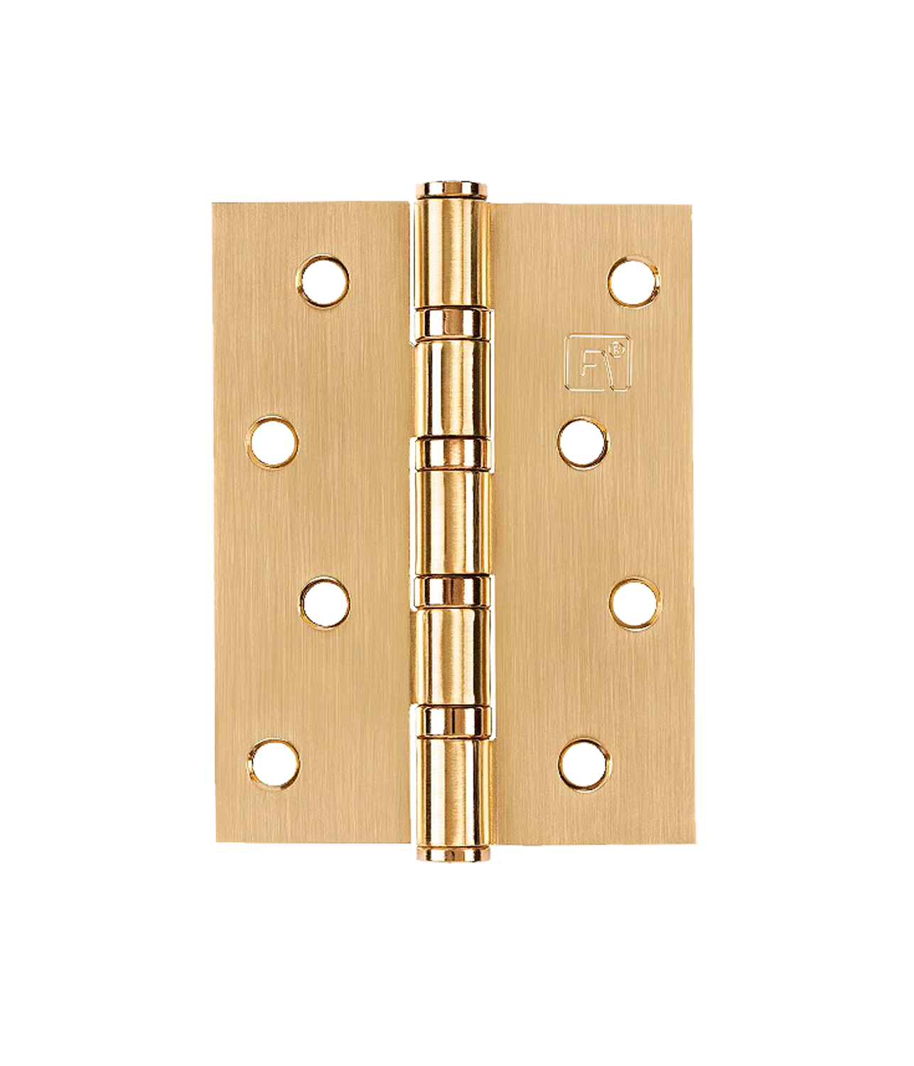 Петля универсальная FANTOM (100*75*2.5) Hinge 100-4BB FH 22K SANTIN золото матовое 100*75*2,5