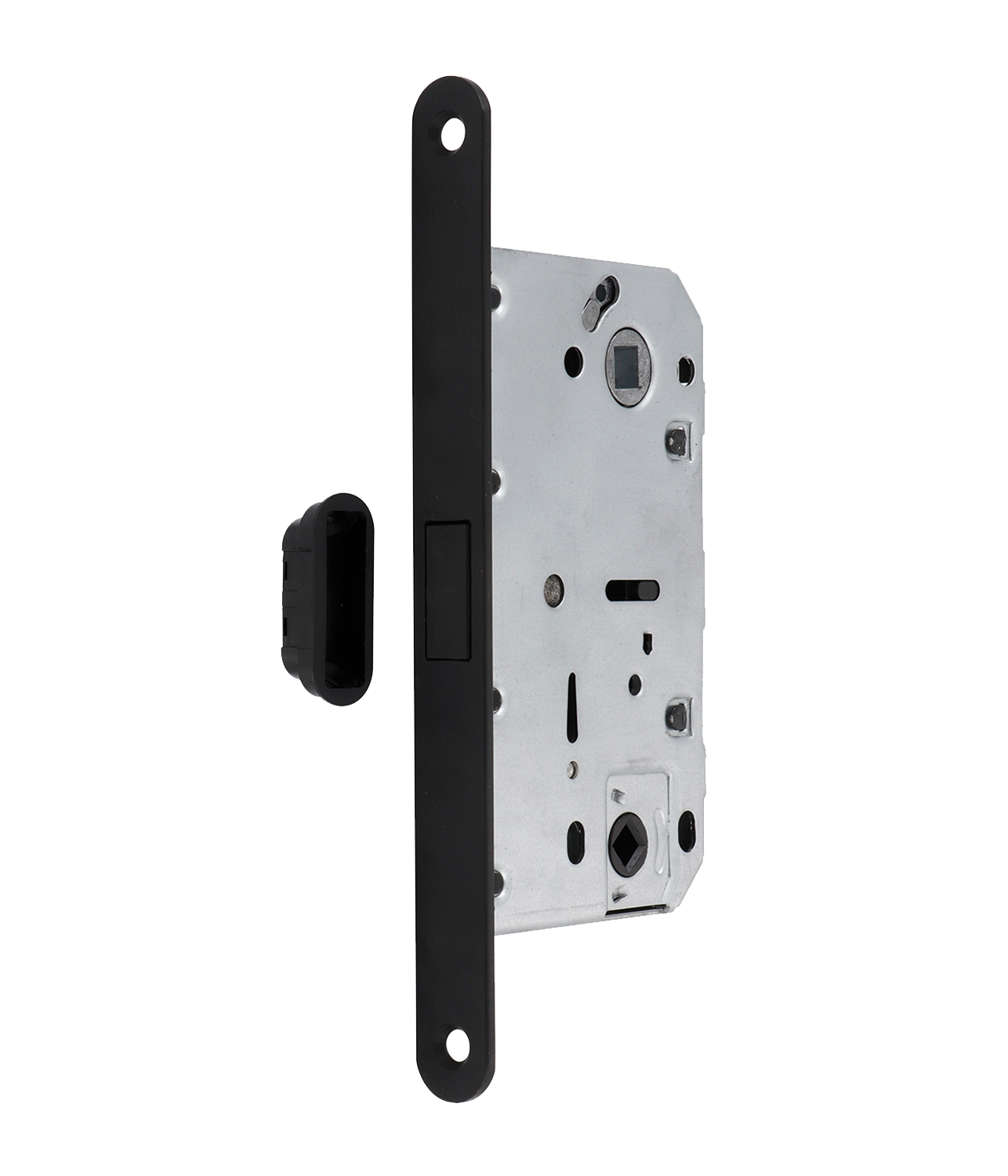 Замок магнитный FANTOM под цилиндр CYL Magn lock 50×85 Black черный 50/85