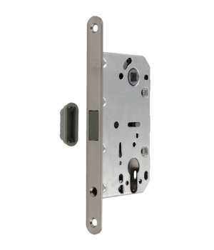 Замок магнитный FANTOM под цилиндр CYL Magn lock 50×85 MSN супер матовый никель 50/85