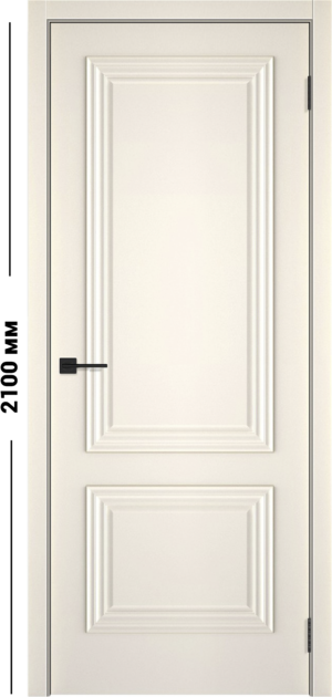 Межкомнатная дверь Глухая (ДГ) Маэстро 2 (2100 мм) RAL 9010 2100х400