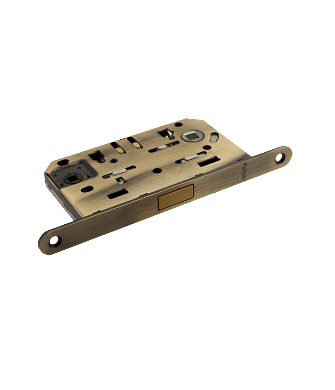 Замок магнтный Pallini сантехнический WC PM 410 B AB бронза 50/90