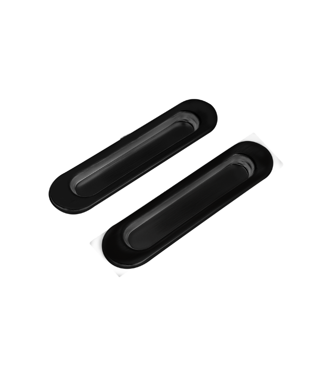 Комплект ручек для раздвижных дверей (2 шт) Sliding HANDLE Black Черный
