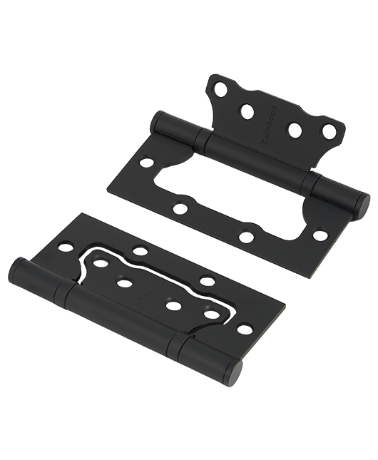 Петля накладная TANDOOR TD100-2S steel (100*75*2,5) BLACK Черный
