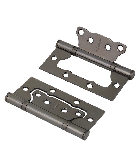 Петля накладная TANDOOR TD100-2S steel (100*75*2,5) BN Черный никель