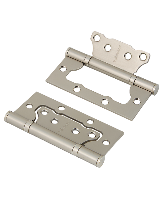 Петля накладная TANDOOR TD100-2S steel (100*75*2,5) SN Никель