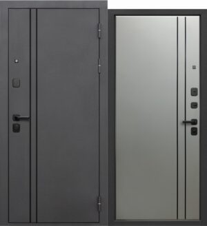 Входная металлическая дверь Феррони Фьюжн Металл/МДФ Грей, 9 см 860х2050 мм, 960х2050 мм